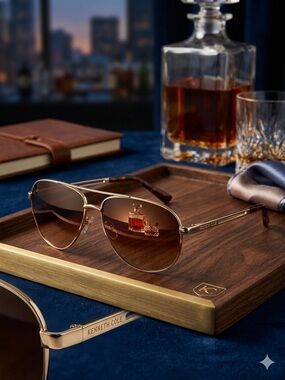 Kenneth Cole Reaction Men’s Aviator Sunglasses
